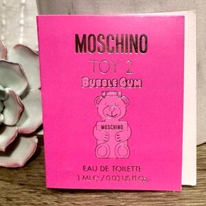 NEW Moschino Toy 2 Bubble Gum Eau De Toilette Fragrance Sample Spray 1ml/0.03ml